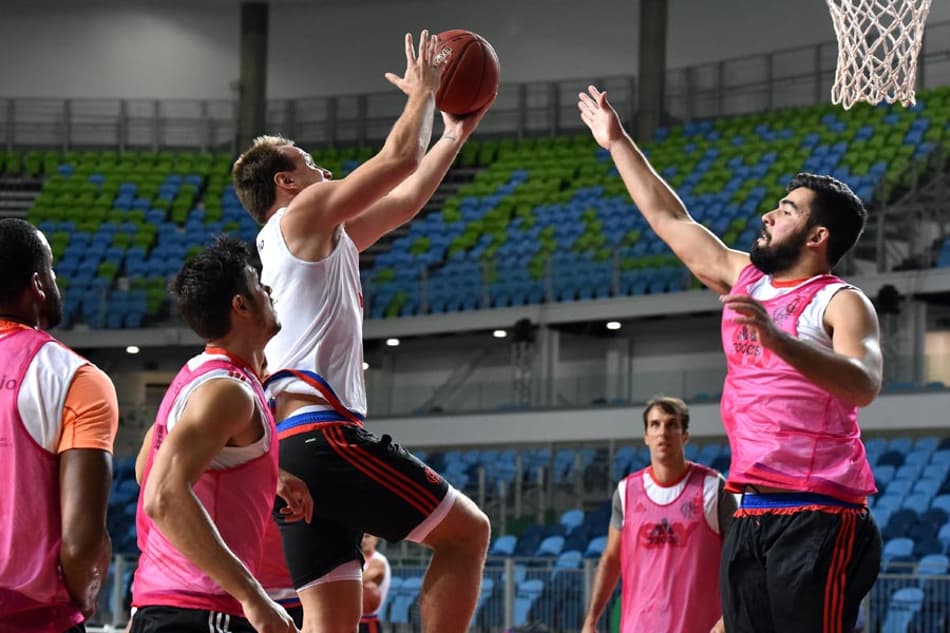 Treino de Basquete Flamengo