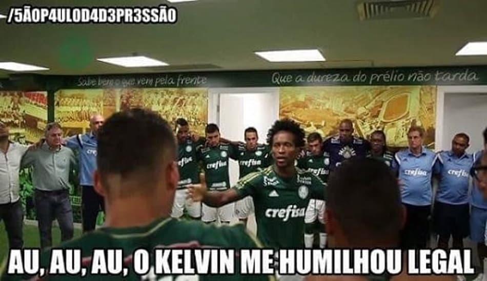 Humor: Zé Roberto é alvo de piadas após dribles desconcertantes de Kelvin