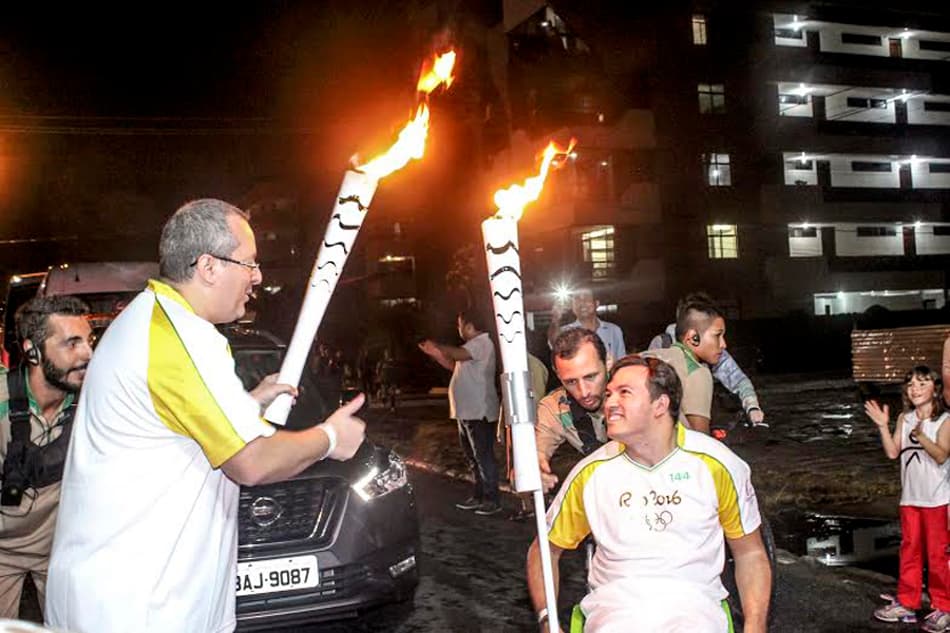 'A tocha tem realmente muito poder'