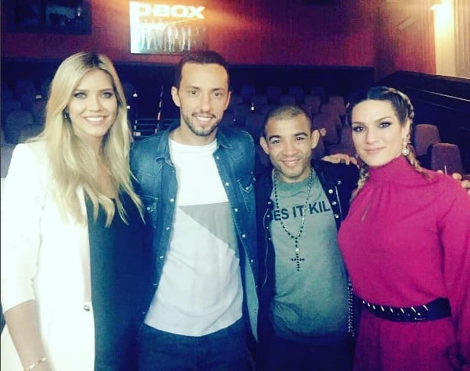 Nenê e José Aldo / Reprodução