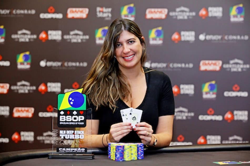 Força feminina: Regina Cassab vence um dos eventos do BSOP em Punta