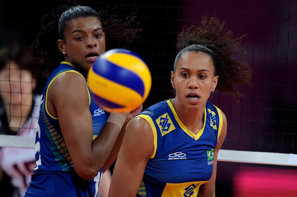 Veja as imagens da vitória do Brasil sobre o Japão no Grand Prix de vôlei