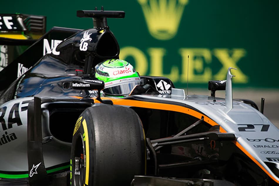 Hulkenberg comemora "carro bom desde o início"