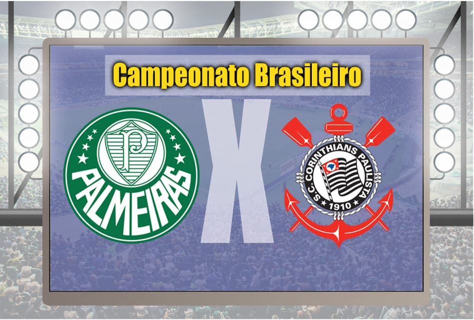 Palmeiras e Corinthians fazem Dérbi pelo Brasileirão. Siga ao vivo