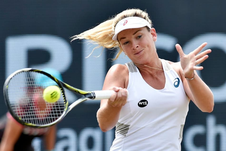 Vandeweghe quer fazer um ace em Federer