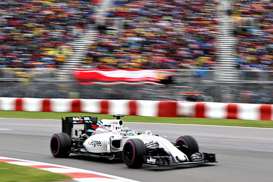 Com companheiro no pódio, Massa amarga abandono