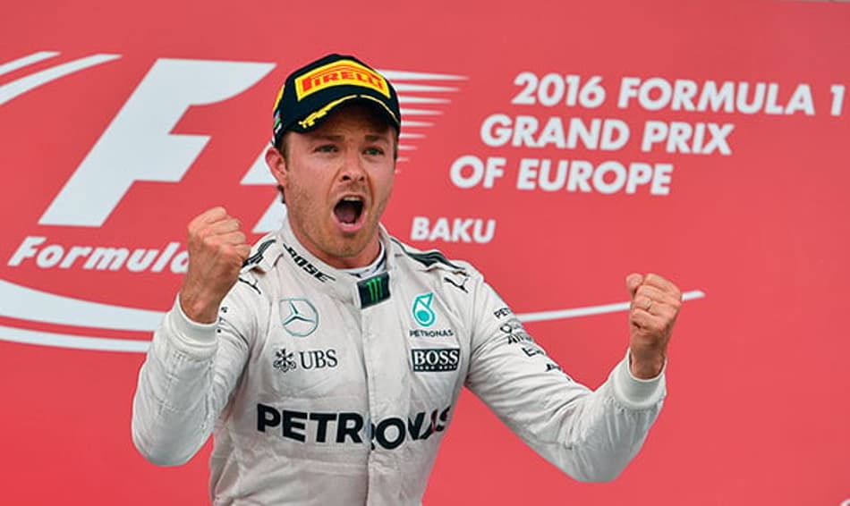 Rosberg comemora vitória 'incrível' em Baku