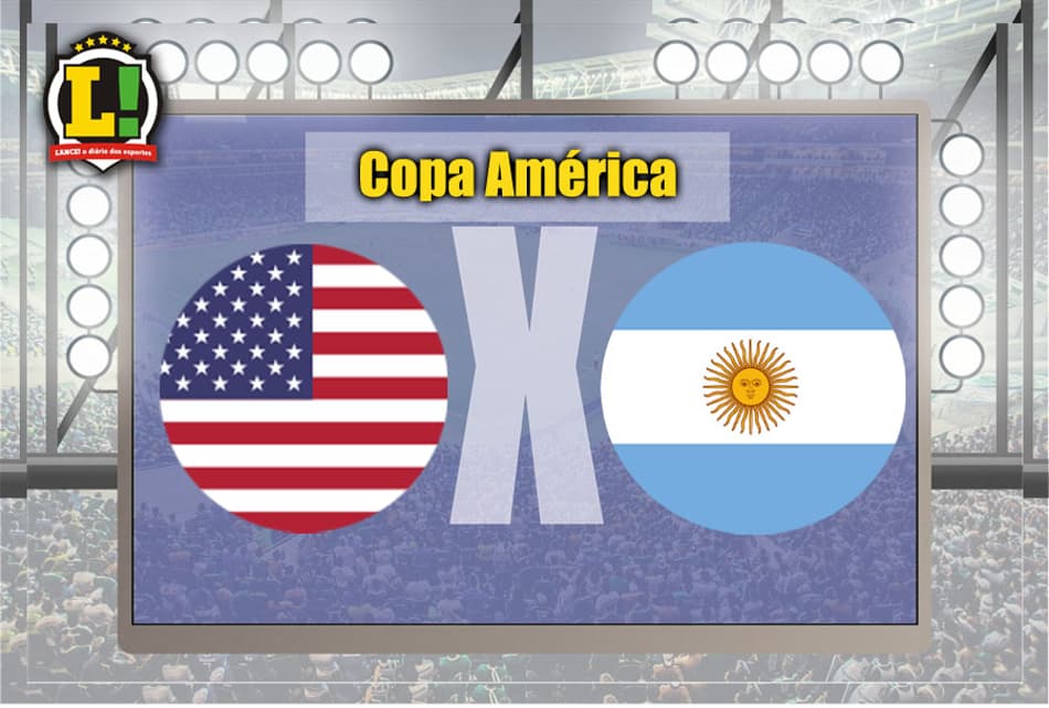 EUA e Argentina jogam pela primeira vaga na final da Copa América