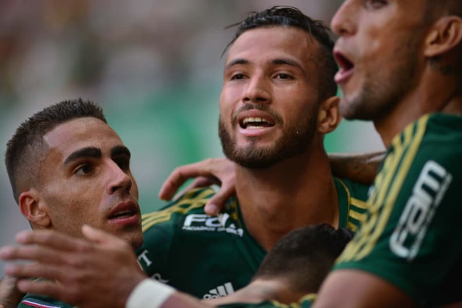Leandro Pereira - 26-04-2015 - Palmeiras 1 x 0 Santos - Paulistão - um gol
