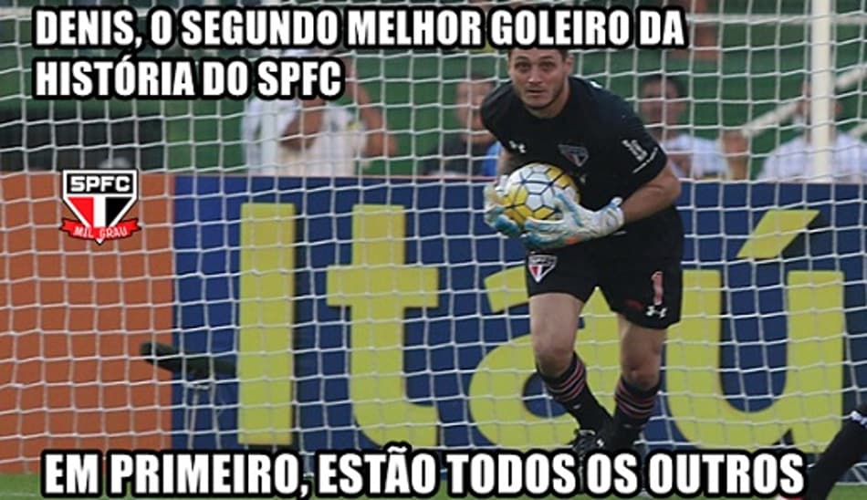 Humor: Falha contra o Santos faz goleiro Dênis ser alvo de piadas nas redes sociais