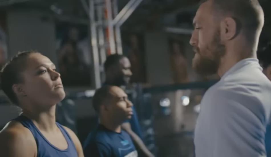 Entenda o motivo da intrigante encarada entre Ronda e McGregor