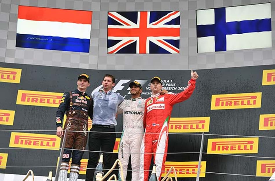 F1: Confira a classificação do campeonato de 2016 após 9 etapas