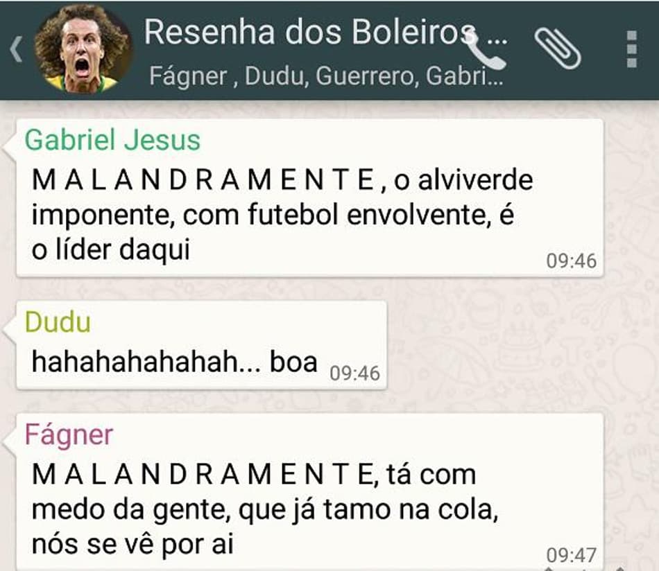 WhatsApp da Zoeira – Veja a resenha dos boleiros