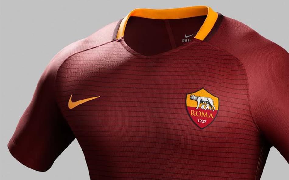 Veja o novo uniforme da Roma para temporada