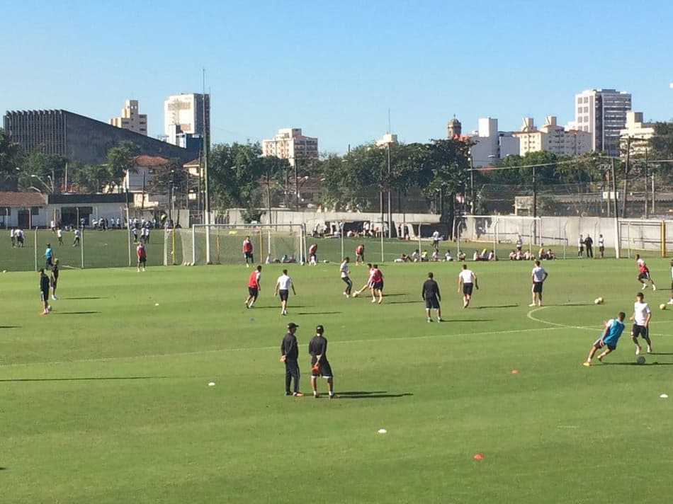 AO VIVO! Santos segue preparação para o clássico de terça-feira