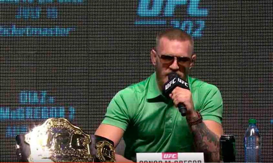 McGregor debocha de confusão com Diaz: 'Temi por minha vida'