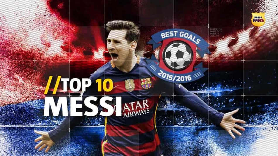 VÍDEO: Barcelona elege o TOP 10 de golaços de Messi na temporada