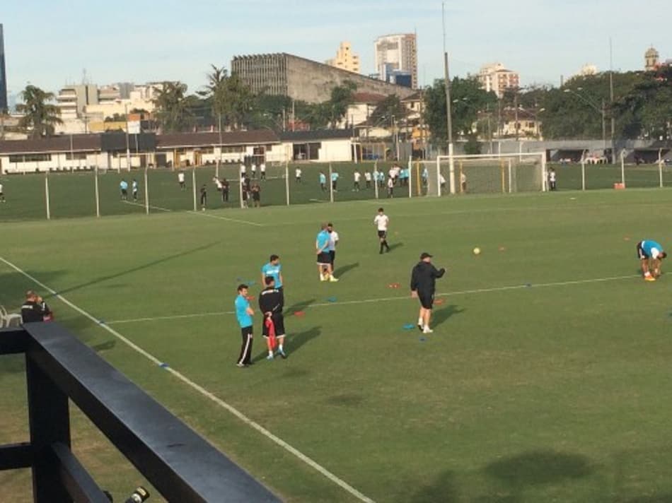 AO VIVO! Siga a preparação do Santos para o clássico de terça