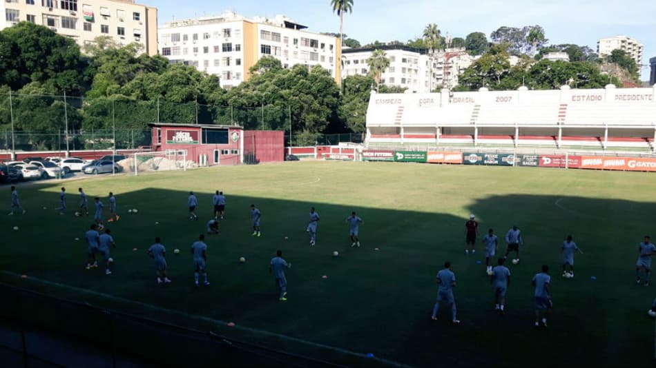 Fluminense faz seu último treino antes de enfrentar o Vitória. Siga!