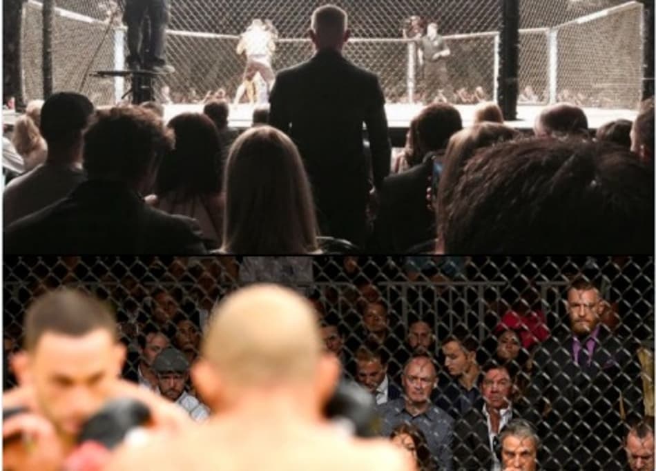 Conor McGregor assiste de pé vitória de José Aldo sobre Frankie Edgar