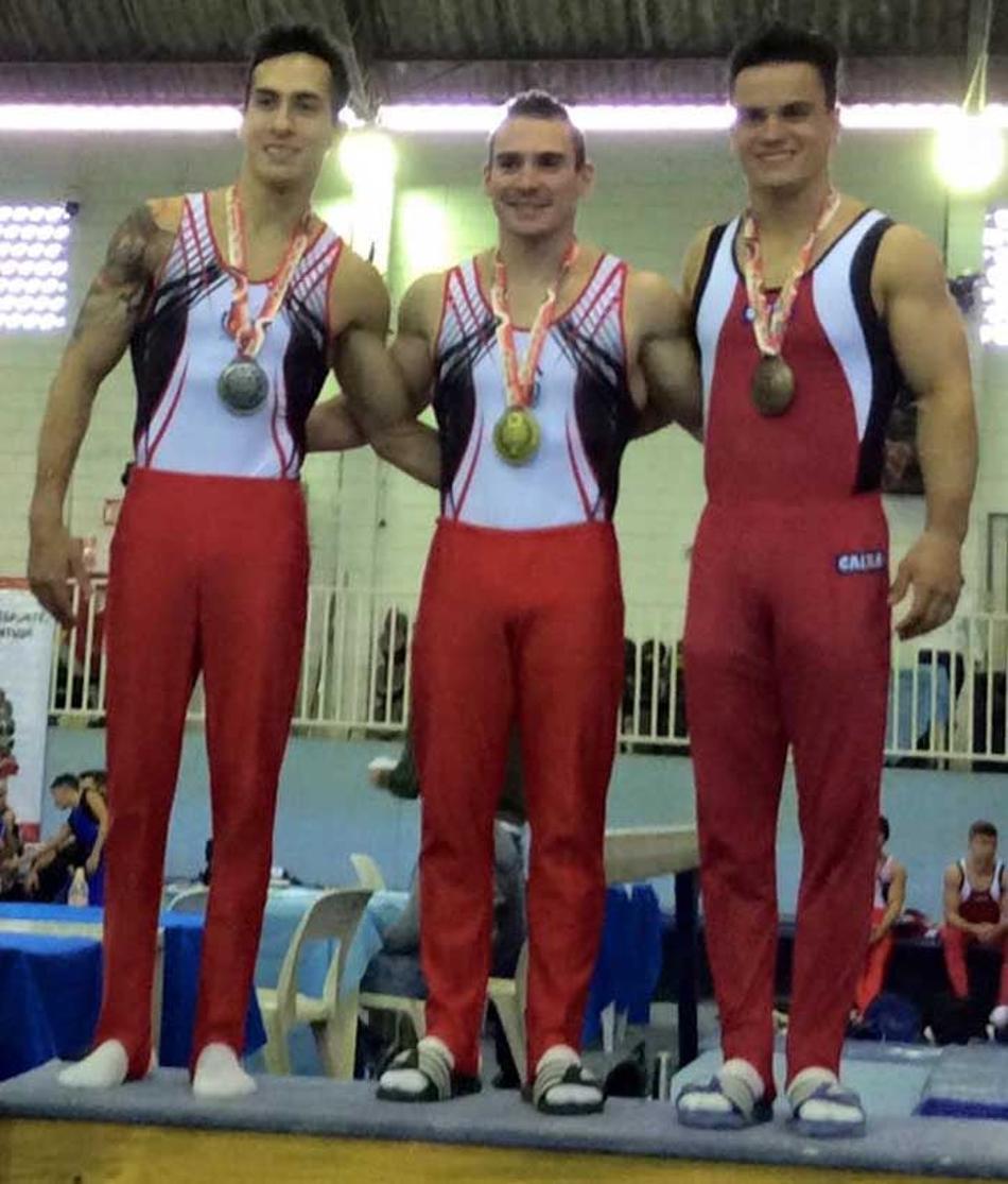 Zanetti e Caio Souza competem em regional de ginástica