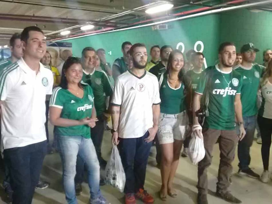 Antes do clássico, fãs se encontram com Edmundo no Allianz Parque