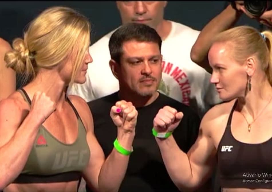 Veja como foi a pesagem do UFC: Holm x Shevchenko
