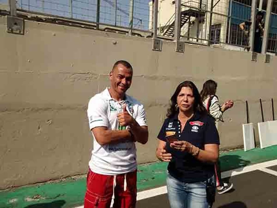 Capitão do Penta é presença ilustre em Interlagos e fala da parceria com a Fórmula Truck