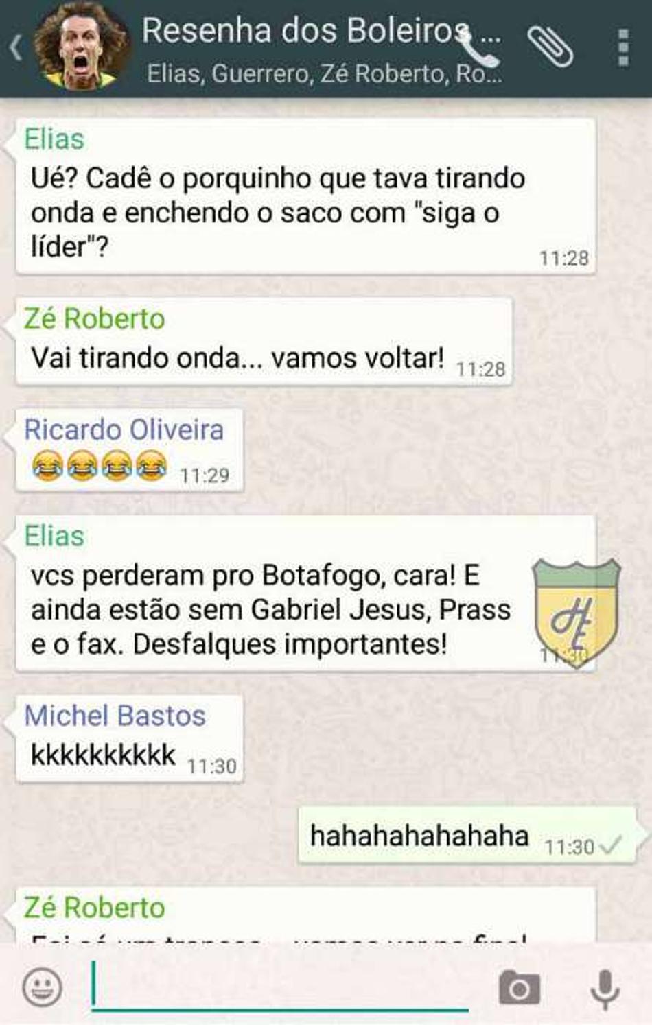 HUMOR: Confira o WhatsApp da zoeira, a resenha dos boleiros!