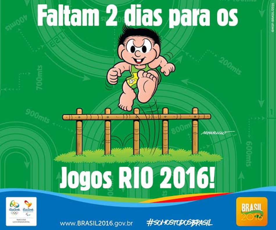 Ministério do Esporte e Mauricio de Sousa Produções firmam parceria inédita para a Olimpíada