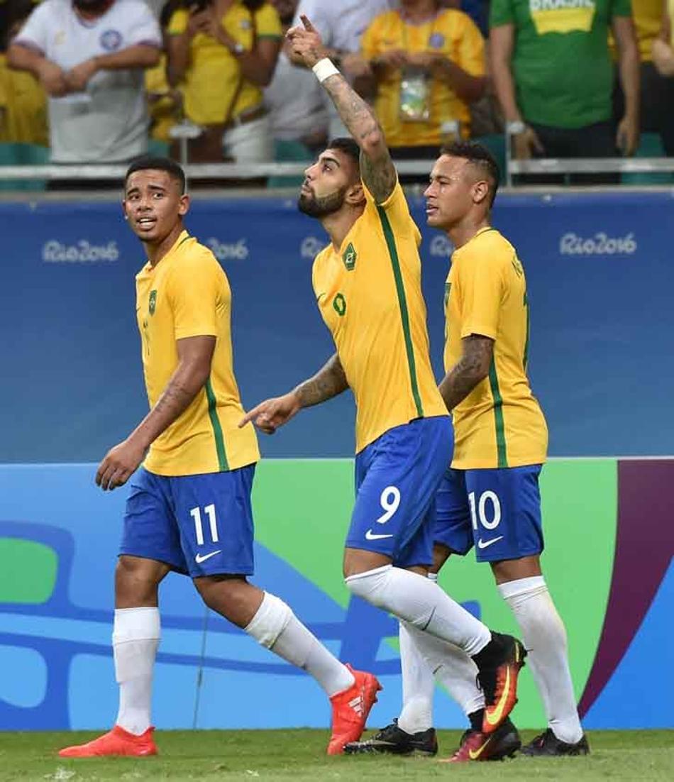 Brasil goleou a Dinamarca por 4 a 0 pela fase de grupos da Rio-2016 