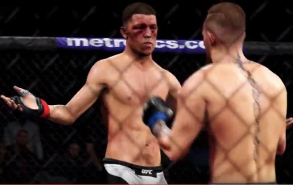 McGregor ou Diaz? Veja quem brilha em simulação de game do UFC