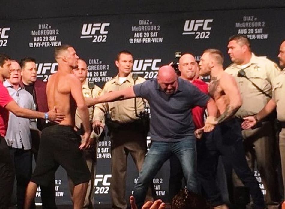 Comissão pretende punir McGregor e Diaz por confusão em coletiva