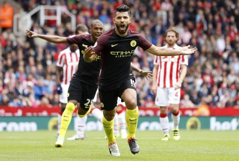 Nolito e Agüero brilham, e City massacra o Stoke no Inglês