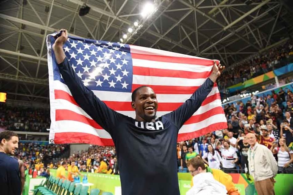 "A Olimpíada foi como uma terapia para mim", desabafa Kevin Durant