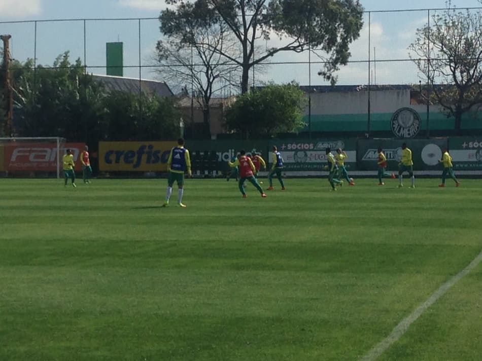AO VIVO! Um dia após vitória na Copa do Brasil, Verdão treina