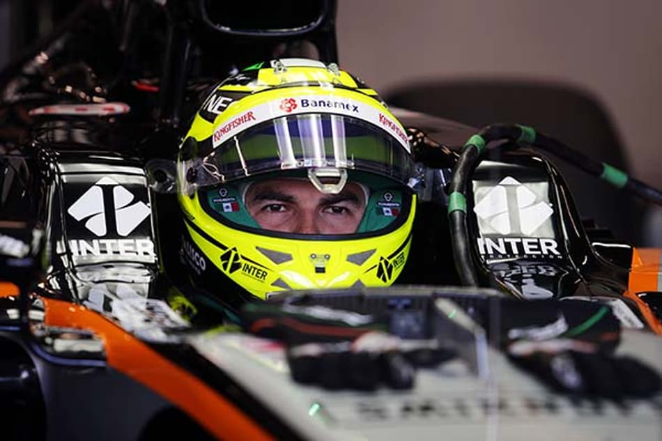 Sergio Perez espera marcar pontos amanhã em Spa