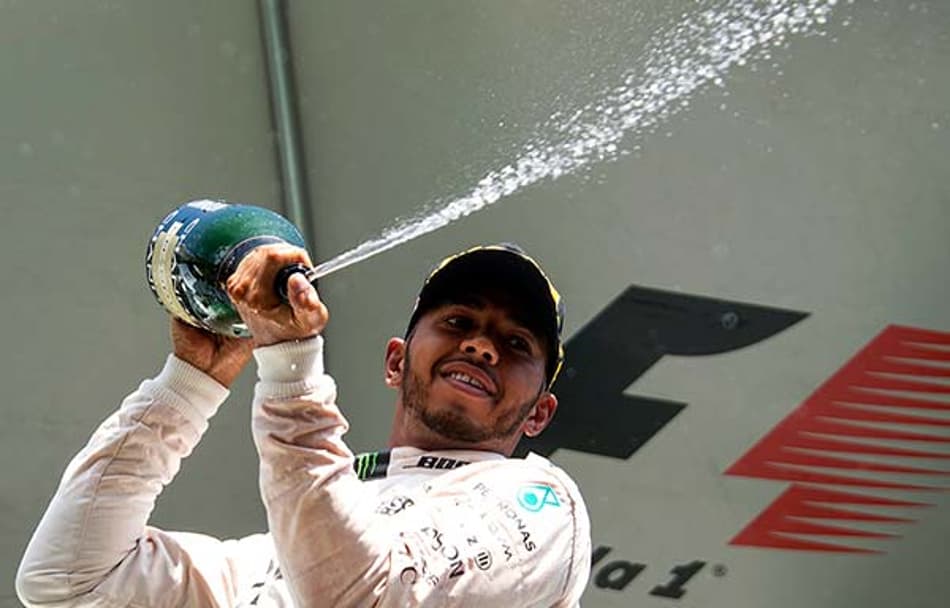Hamilton surpreso com o pódio depois de largar em último