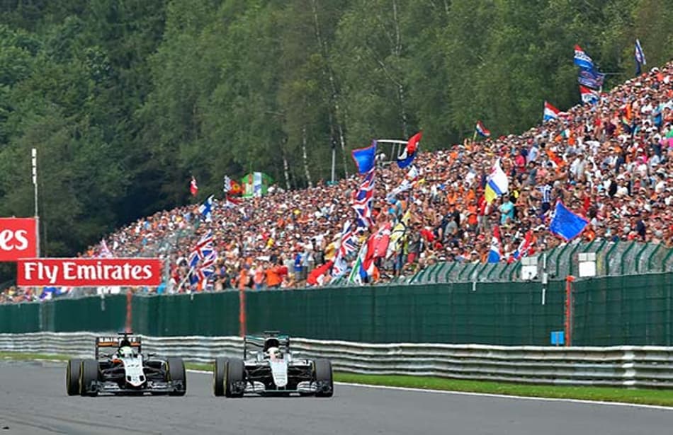 Nico Hulkenberg comemora grande resultado da Force India