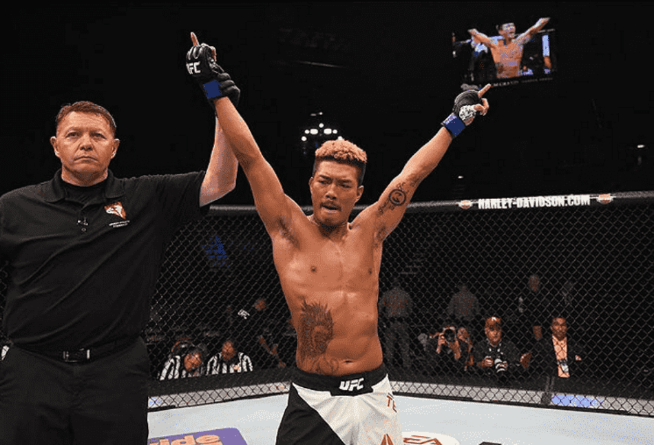 Japonês do UFC faz cara feia durante coleta de sangue feita pela Usada