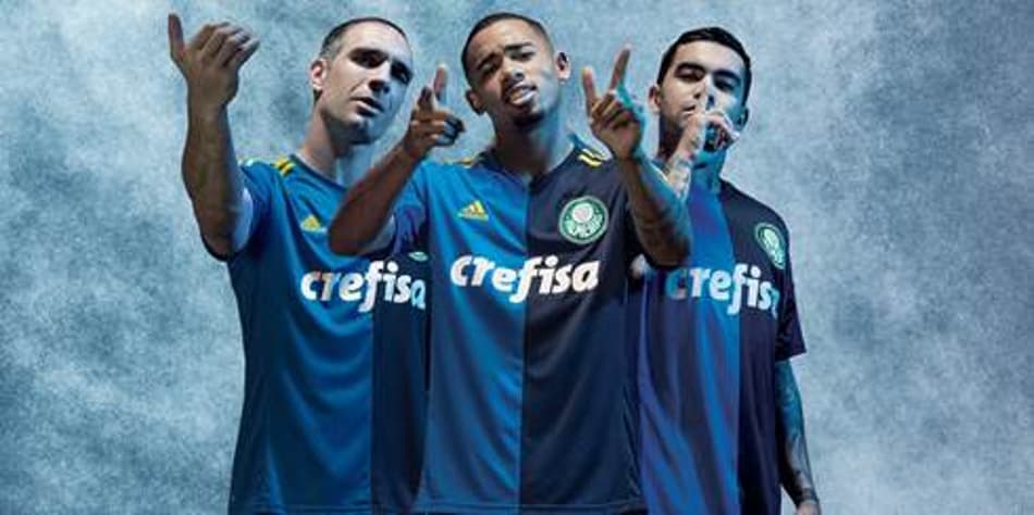 Camisa de goleiro volta como terceiro uniforme do Palmeiras