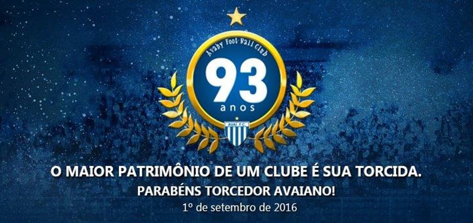 Cena bonita! Figueirense parabeniza Avaí por aniversário