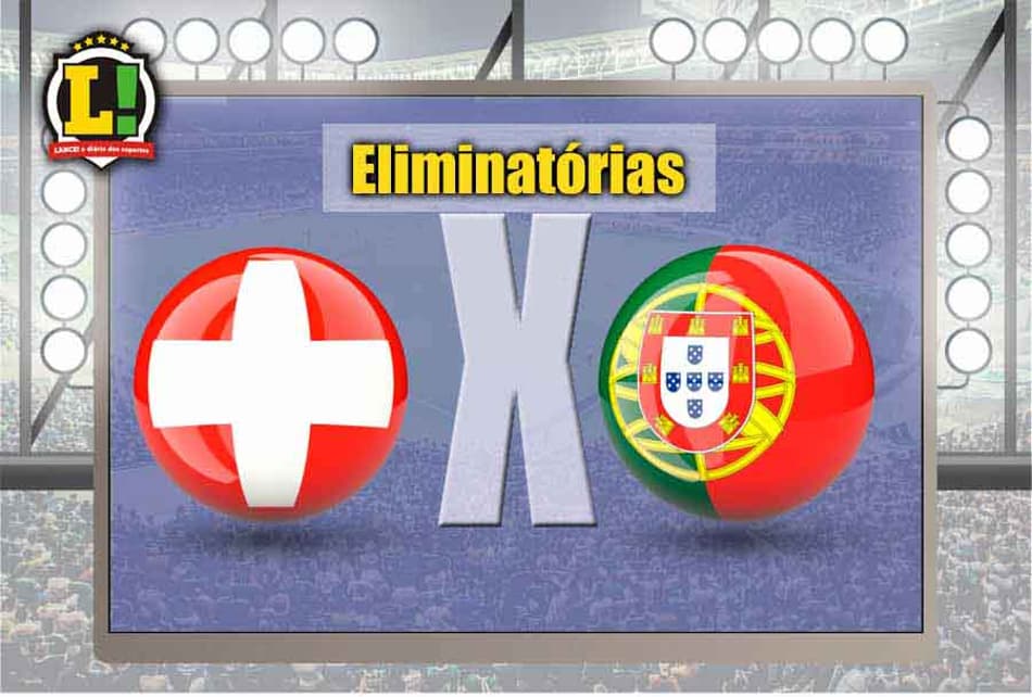 Sem Cristiano Ronaldo, Portugal pega Suíça nas Eliminatórias