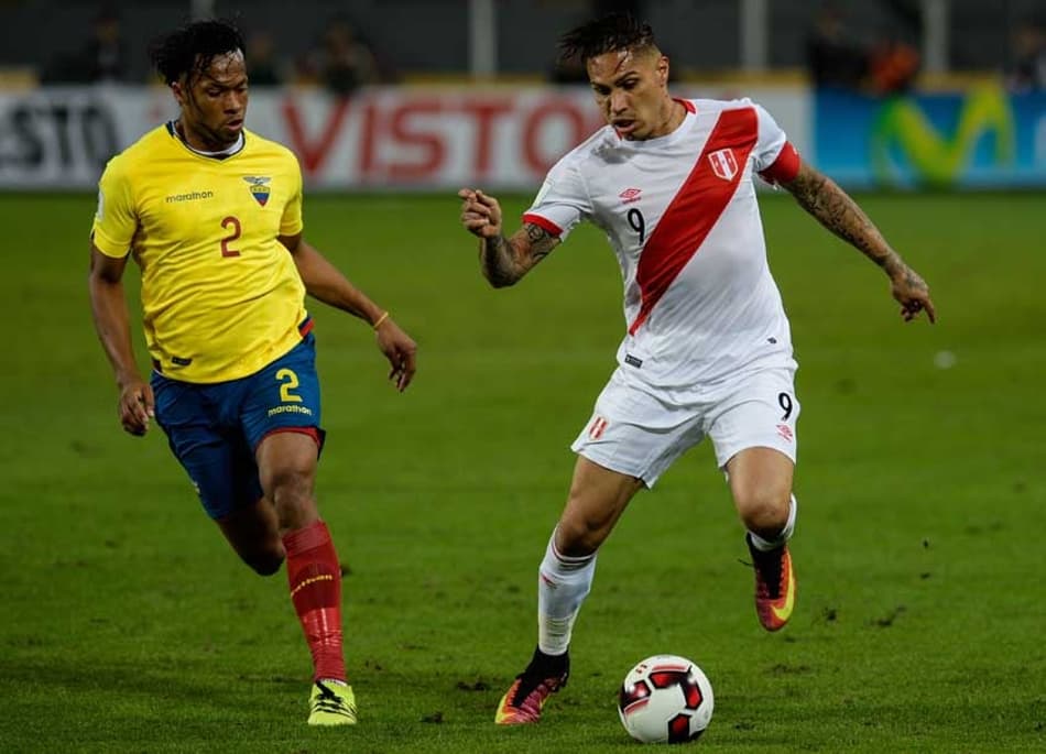 AO VIVO! Com Guerrero, Peru recebe o Equador pelas eliminatórias