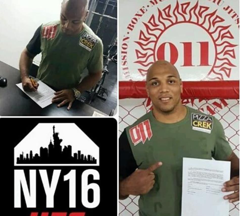 Marcos Pezão assina contrato para lutar no UFC NY: 'Satisfação total'