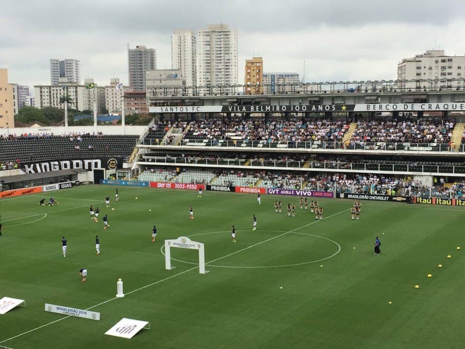 AO VIVO! Siga tudo que acontece antes do clássico entre Santos e Corinthians