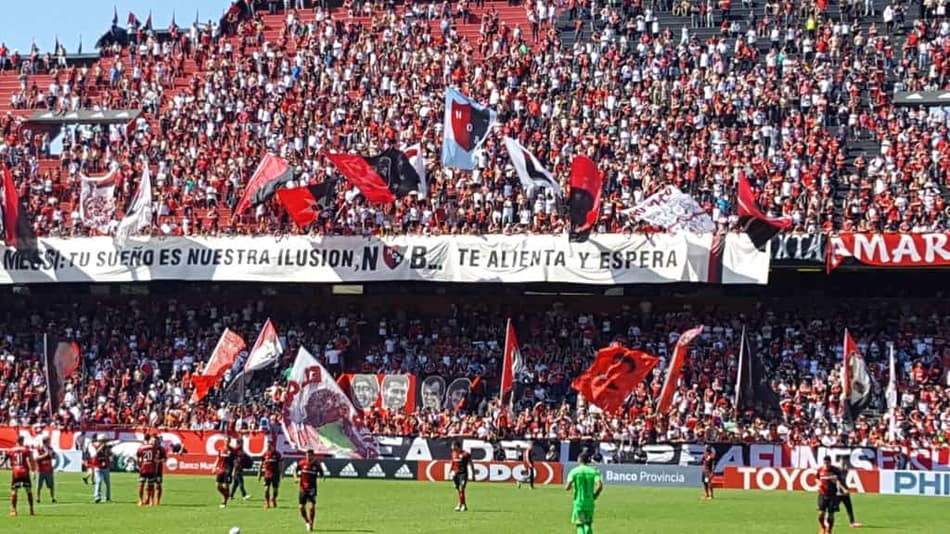 Messi na casa do Newell's Old Boys