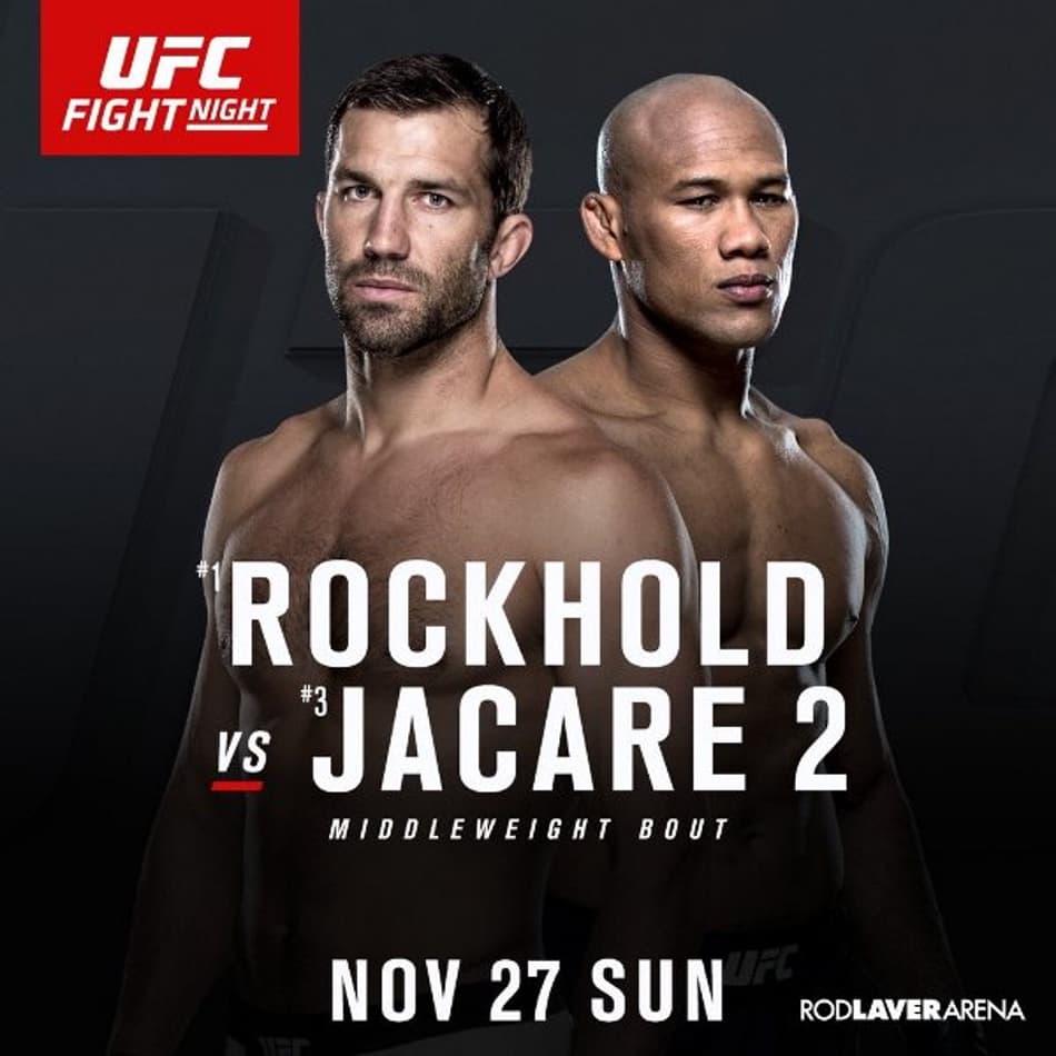 Luke Rockhold promete 'caçar' Jacaré na Austrália: 'Sexto round a caminho'