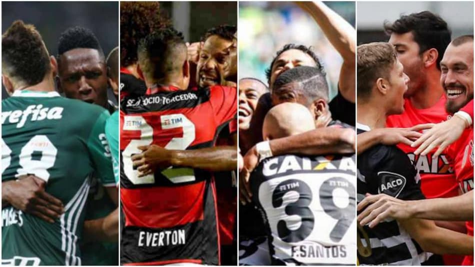 Armas e confrontos! Veja os caminhos de Fla, Palmeiras, Corinthians e Galo no Brasileirão