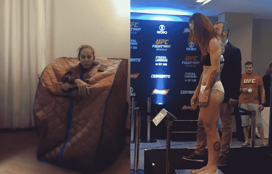 Cris Cyborg bateu 64kg e está garantida na luta principal do UFC Brasília, neste sábado